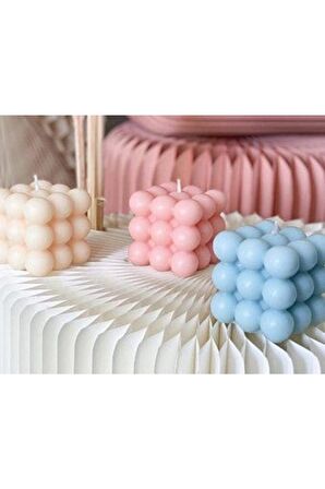 3'lü Kokulu Bubble Mum Seti