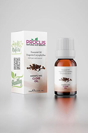 PROCLİS Karanfil Yağı, Doğal Uçucu Yağ, Clove Oil, 3'lü Set 3x10 ml