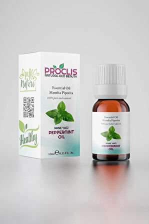 PROCLİS Nane Yağı, %100 Doğal Uçucu Yağ, Peppermint Oil, 3'lü Set 3x10 ml