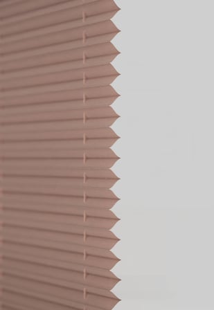 Kahverengi Plise Perde Katlanır Cam Balkon Perdesi - Ofis Perdesi - Mutfak Perdesi - Salon Perdesi