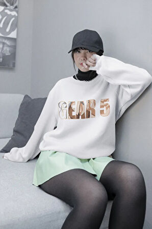 Monkey D. Luffy Nika Gear 5 Baskılı Unisex Oversize Anime Sweatshirt