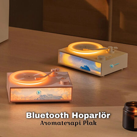 Plak Aroma Terapi Bluetooth Hoparlör 