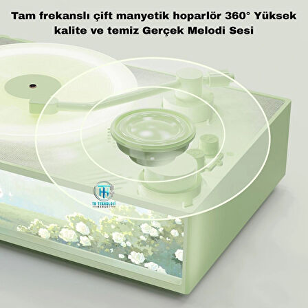Plak Aroma Terapi Bluetooth Hoparlör 