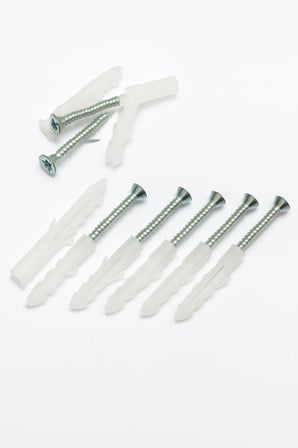 6mm Plastik Dübel + Vida Seti 50 Adet