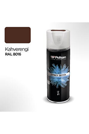 Plastik Yüzey Kahverengi Sprey Boya 400 ml - Ral 8016