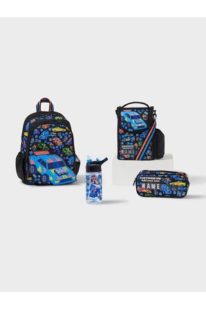 Playtime 4'lü Car Okul Çanta Set ( Çanta Suluk Beslenme Cantası Kalemlik )