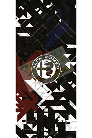 Araç Kapı Direk Kaplama Folyosu Araba Markaları (Sağ Sol Takım) (2 Adet) - 22x50 Cm