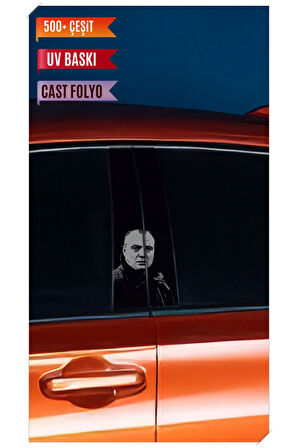 Araç Kapı Direk Kaplama Folyosu Çakır Desenli (Sağ Sol Takım) Uyumlu (2 Adet) - 22x50 Cm