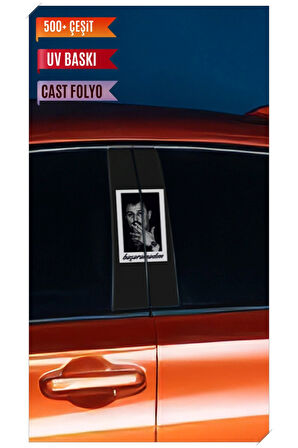 Araç Kapı Direk Kaplama Folyosu Azer Bülbül Desenli (Sağ Sol Takım) (2 Adet) - 22x50 Cm