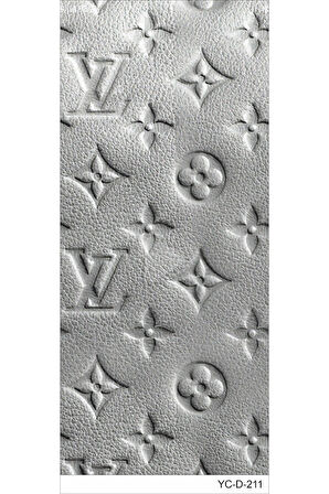 Araç Kapı Direk Kaplama Folyosu VL Desenli (Sağ Sol Takım) (2 Adet) - 22x50 Cm