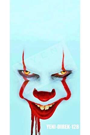 Araç Kapı Direk Kaplama Folyosu Joker Desenli (SAĞ SOL TAKIM) (2 ADET) - 22x50 Cm