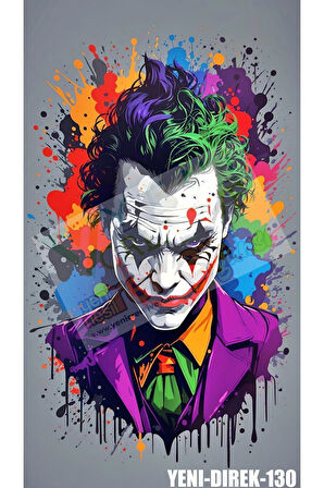 Araç Kapı Direk Kaplama Folyosu Joker Desenli (SAĞ SOL TAKIM) (2 ADET) - 22x50 Cm