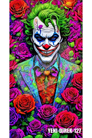 Araç Kapı Direk Kaplama Folyosu Joker Desenli (SAĞ SOL TAKIM) (2 ADET) - 22x50 Cm