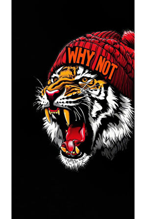 Araç Kapı Direk Kaplama Folyosu Kaplan Desenli (SAĞ SOL TAKIM) (2 ADET) - 22x50 Cm