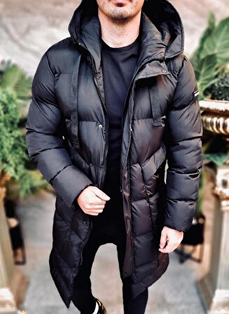 Plus Scorpion Erkek Uzun Şişme Mont