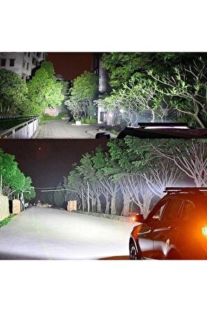 Point Off Road Led Bar 300w Çift Sıra 82cm Turuncu Beyaz Led