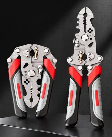 Çok Fonksiyonlu Katlanabilir Kablo Sıyırma ve Pense 0.8-2.6 mm KABLO aralığı 