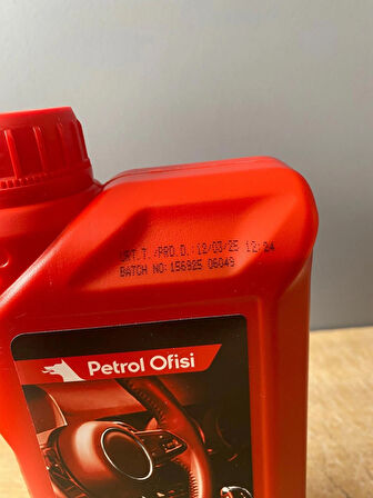 Petrol Ofisi ATF 2 Kırmızı Renk 1 Litre Direksiyon Yağı (03/2025 Üretim)