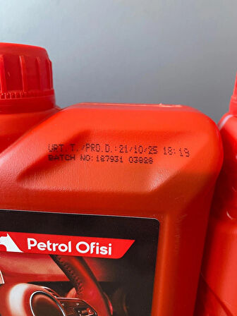 Petrol Ofisi (2 Adet) ATF 2 Kırmızı Renk 1 Litre Direksiyon ATF Yağı (10/2025 Üretim) (2 ADET)