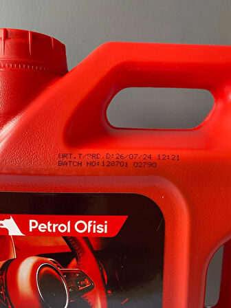 Petrol Ofisi ATF-2 Kırmızı Renk ATF Direksiyon Yağı 3 Litre (07/2024 Üretim)