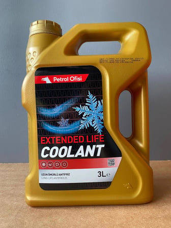 Petrol Ofisi Organik Kırmızı Antifriz 3 Litre (19/02/2026 Üretim)
