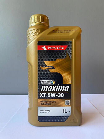 Petrol Ofisi Maxima XT 5W-30 1 Litre Sentetik Motor Yağı (09/2025 Üretim)