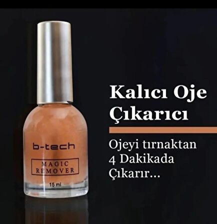 b-tech sihirli oje çıkarıcı magıc remover  15 ml