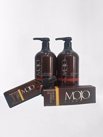 Mojo Lıne Onarıcı Şampuan Maske ve Argan Yağı