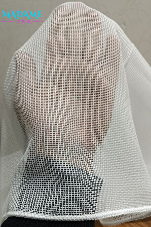 Taç Graceful Drapery 1x3 Sık Pileli Gramajlı Dökümlü Tül Perde - Ütü Gerektirmeyen Dayanıklı Kumaş 