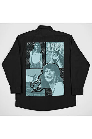 1989 Taylor's Version Baskılı Unisex Şarkıcı Taylor Swift Gömlek