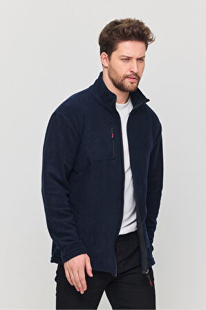  Polar Tam Fermuarlı  Cepli Outdoor Polar Ceket