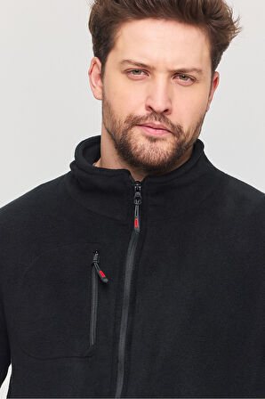  Polar Tam Fermuarlı  Cepli Outdoor Polar Ceket