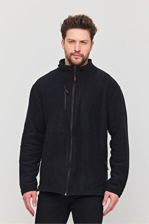  Polar Tam Fermuarlı  Cepli Outdoor Polar Ceket
