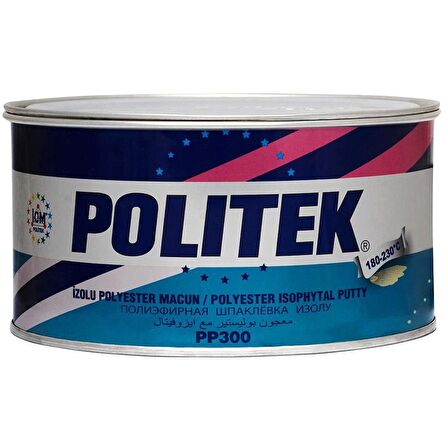 Politek Isıya Dayanıklı İzolu Polyester Macun 1800 gr. - PP300