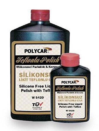 Politek Likit Sıvı Teflonlu Silikonsuz Oto Cilası 250 ml. - W5420