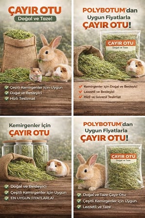 doğal çayır otu kemirgen yemi tavşan hamster ginepig chinchilla doğal kurutulmuş kemirgen otu 100 gr