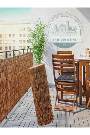 200x600 Dekoratif Doğal Bambu Kamış Hasır Bahçe Çiti- Gölgelik Hasır -balkon -tavan Dekorasyon
