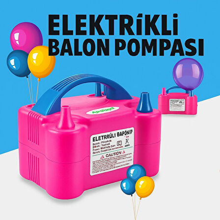  Çok Fonksiyonlu Elektrikli Hava Pompası – Balon, Şişme Pompası