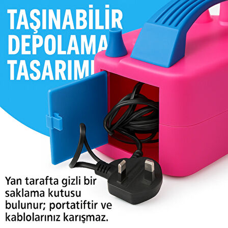  Çok Fonksiyonlu Elektrikli Hava Pompası – Balon, Şişme Pompası