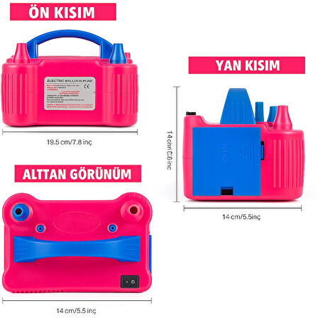  Çok Fonksiyonlu Elektrikli Hava Pompası – Balon, Şişme Pompası