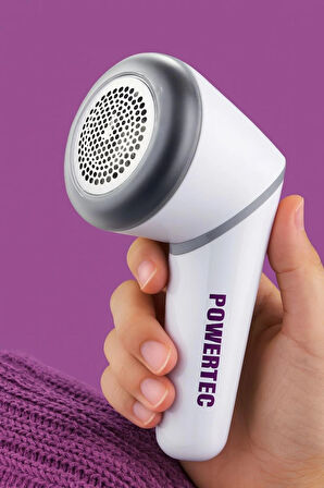 Power.Tec Şarjlı Tiftik, Kazak, Tüy, Giysi Yünü Temizleme Makinesi (7000 RPM)