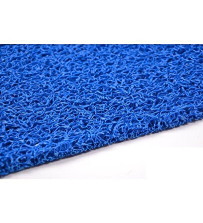Kıvırcık Kapı Önü Dış Mekan Paspas / Kalınlık : 14 mm. / En : 1.20 M. - Boy : 1 Metre / Mavi