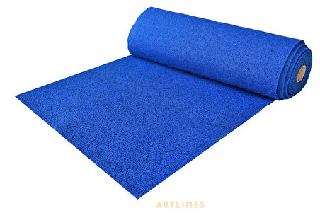 Kıvırcık Kapı Önü Dış Mekan Paspas / Kalınlık : 14 mm. / En : 1.20 M. - Boy : 2 Metre / Mavi