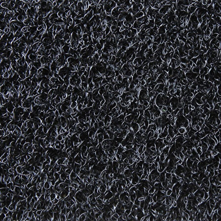 Kıvırcık Kapı Önü Dış Mekan Paspas / Kalınlık : 14 mm. / En : 1.20 M. - Boy : 2 Metre / Siyah