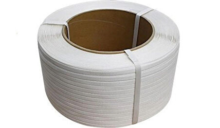 1.KALİTE 12mm 060mm 3000m 1.Kalite Beyaz Çember Şeridi