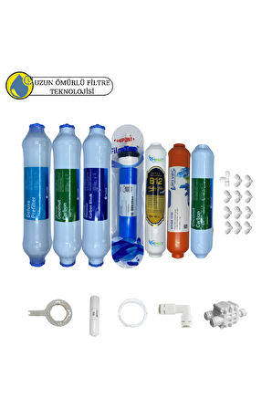 Fluxtek Kapalı Kasa Su arıtma cihazlarına Sertifikalı 7lı  Pera Water mineral Filmtec Dupon mebran