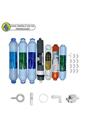Fluxtek Kapalı Kasa Su arıtma cihazlarınaSertifikalı 7lı  Pera Water mineral Platinium mebran