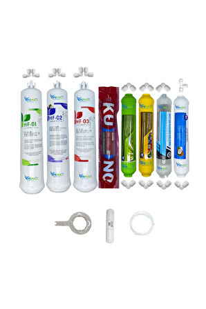 PWS Kapalı Kasa Su Arıtma Cihazı HFT 8li Orijinal LG Kuno mebran Alkali+mineral+detox+tatlandırıcı