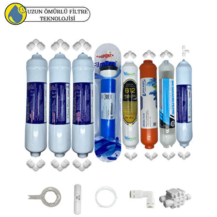 Swun chyan Kapalı kasa su arıtma cihazları Sertifikalı 8li B12alkali+detox+ Filmtec mebran   mineral