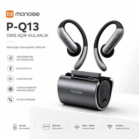 Monoise P-Q13 Yapay Zeka Destekli Kulaklık